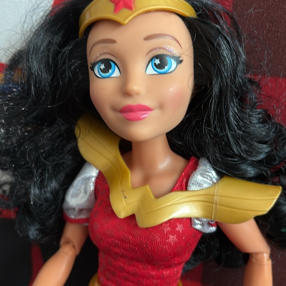 dc super hero girls wonder woman doll 12” Barbie Mattel Action figure Comics - Picture 2 of 4